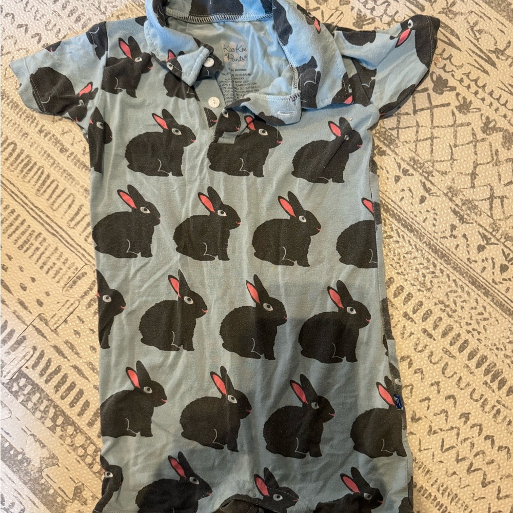 KeeKee pants 18-24 mo short sleeve short leg onesie. GUC